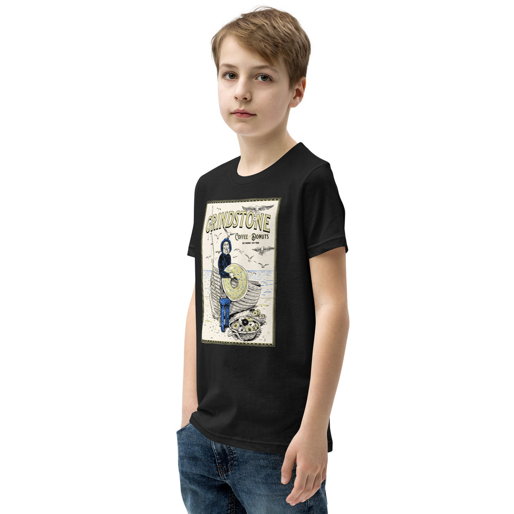 CafePress - Lean Mean Fishing Machine Kids Dark T Shirt - Dark T