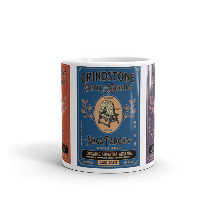 Grindstone Coffe Label Mug
