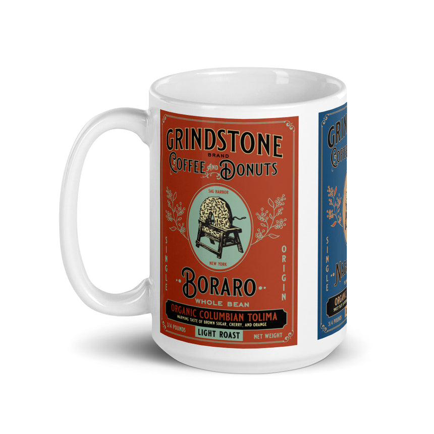 Grindstone Coffe Label Mug