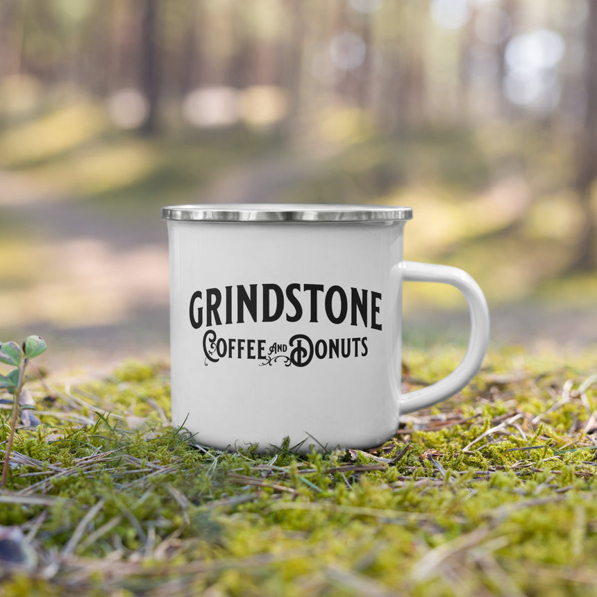 Grindstone Enamel Mug
