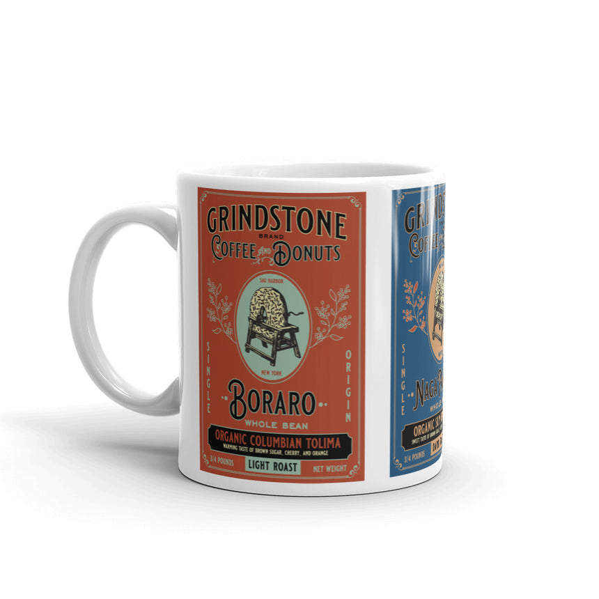 Grindstone Coffe Label Mug
